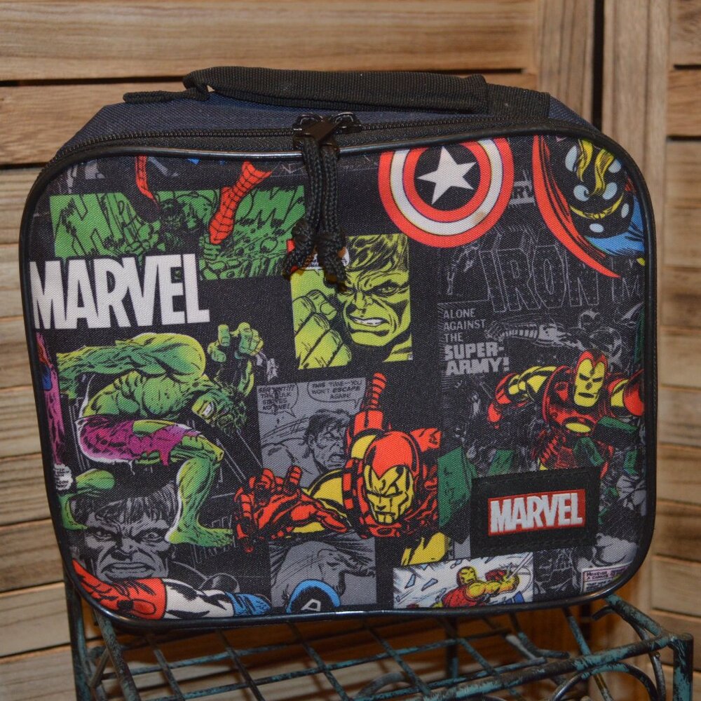 Marvel Comics Insulated  Lunch Bag Zip Around